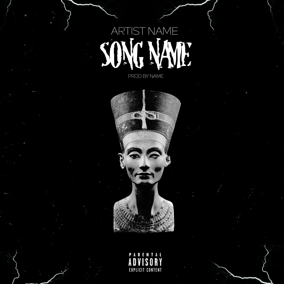 Akenaton Cover Art – Premade Music Cover for Rap & Trap | PSD