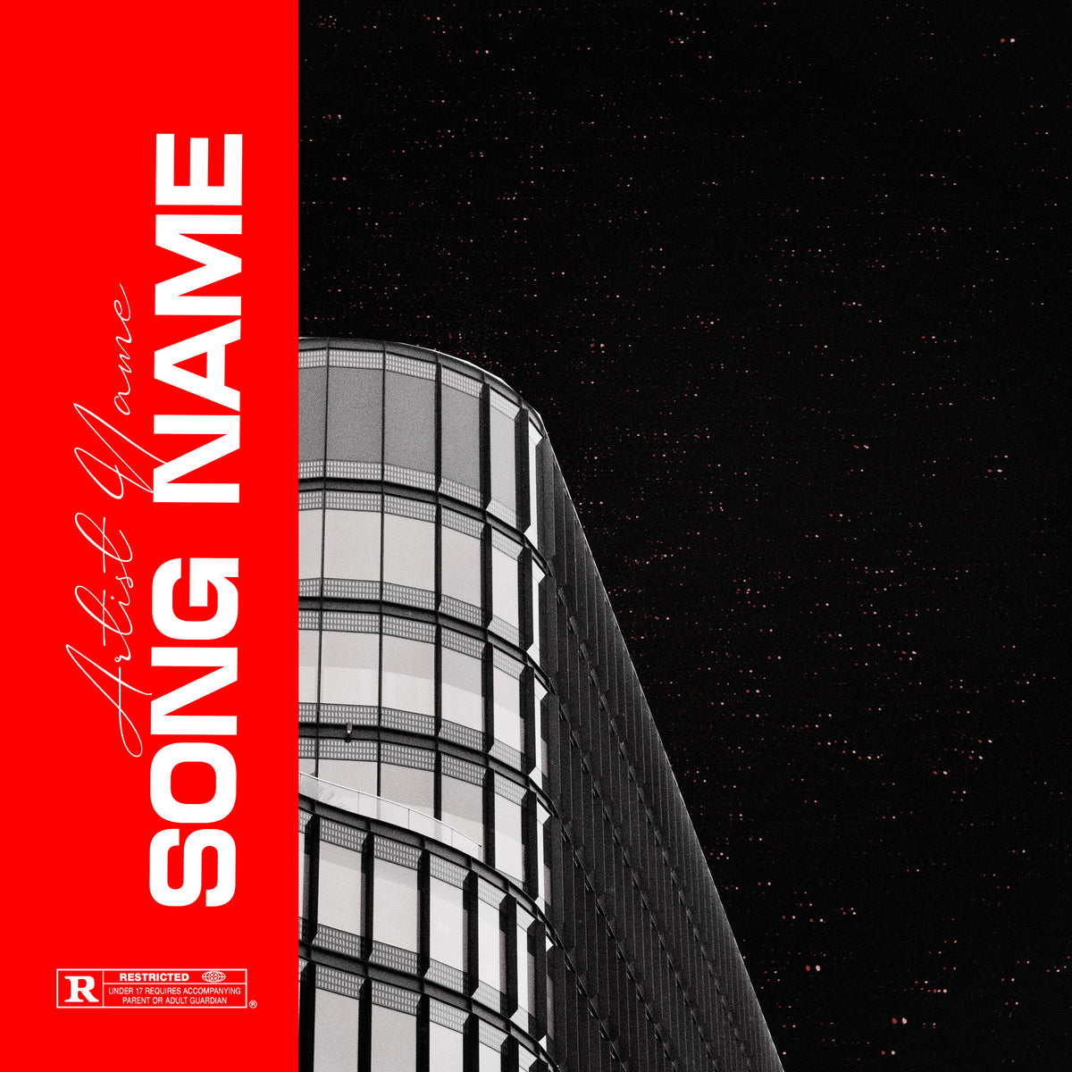 City Cover Art – Urban Rap & Hip-Hop Music Cover | Premade PSD