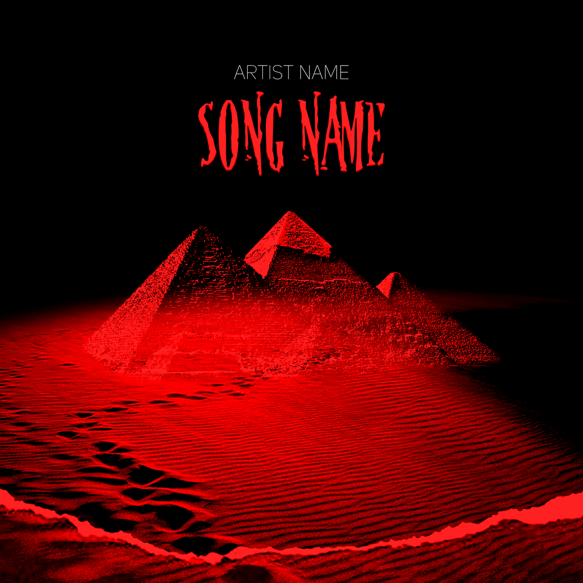 Egypt Cover Art – Afrobeats & Trap Music Cover | Premade PSD